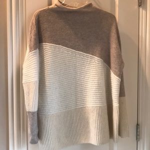 Wool-blend colorblock sweater